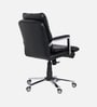 Fortuna Mini Leatherette Executive Chair In Black Colour