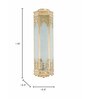 Fos Lghting Antique Brass Arabic STyle Wall Sconce with Jali Design