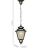 Kartos Grey Metal Outdoor Hanging Light
