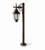 Bollard Brown Metal Garden Light