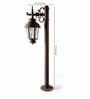 Bollard Brown Metal Garden Light