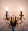 Crystal Candle Wall Light (Gold)