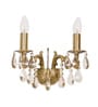 Crystal Candle Wall Light (Gold)