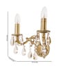 Crystal Candle Wall Light (Gold)