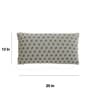 Fossil & Natural 100% Cotton Geometric 12X20 Inches Knitted Cushion Cover