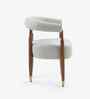 Fou Dining Chair In Sobek Linen Finish