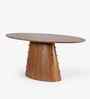 Fou 6 Seater Dining Table In Acacia Wood Finish