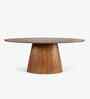 Fou 6 Seater Dining Table In Acacia Wood Finish