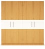 Four Door Wardrobe in Asian Maple Finish in Marine Ply
