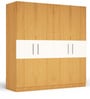 Four Door Wardrobe in Asian Maple Finish in Marine Ply