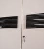 Dallas 4 Door Wardrobe in White & Black Colour