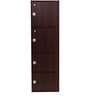 Sakura Four Drawer Filing Cabinet in Dark Walnut Finish