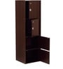 Sakura Four Drawer Filing Cabinet in Dark Walnut Finish