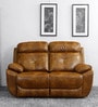 4 Square 2 Seater Recliner in Brown Colour