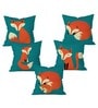 Fox Family Cushion Cover Set of 5