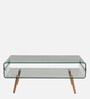 Fox Large Coffee Table in Transparent Glass