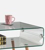 Fox Large Coffee Table in Transparent Glass