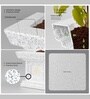 Marble White German Polymer Tulsi Planter 12 Inch