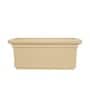 Beige German Polymer Rectangular Planter Bt 26 Inch