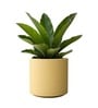 Beige German Polymer Round Planter Cilin 20 Inch
