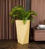 Beige German Polymer Diamond Shape Planter Dmd 24 Inch