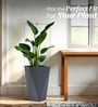 Grey German Polymer Diamond Shape Planter Dmd 24 Inch