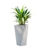 Marble White German Polymer Diamond Shape Planter Dmd 24 Inch