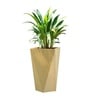 Beige German Polymer Diamond Shape Planter Dmd 30 Inch