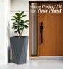 Grey German Polymer Diamond Shape Planter Dmd 30 Inch