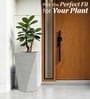 Marble White German Polymer Diamond Shape Planter Dmd 30 Inch