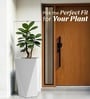 White German Polymer Diamond Shape Planter Dmd 30 Inch