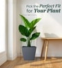 Grey German Polymer Square Planter Gk 14 Inch