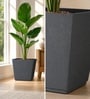 Grey German Polymer Square Planter Gk 14 Inch
