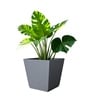Grey German Polymer Square Planter Gk 18 Inch