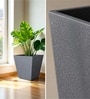 Grey German Polymer Square Planter Gk 20 Inch