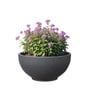 Grey German Polymer Round Planter Ktr 18 Inch
