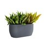Grey German Polymer Rectangular Planter Pctr 24 Inch