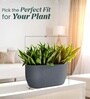 Grey German Polymer Rectangular Planter Pctr 24 Inch