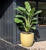 Beige German Polymer Round Planter Pcup 24 Inch