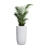 Marble White German Polymer Tall Round Planter Tpc 30 Inch