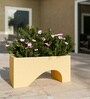 Beige German Polymer Rectangular Planter Uctr 24 Inch