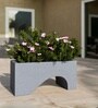 Grey German Polymer Rectangular Planter Uctr 24 Inch