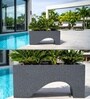 Grey German Polymer Rectangular Planter Uctr 24 Inch