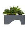 Grey German Polymer Rectangular Planter Uctr 24 Inch