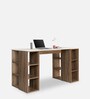 Fozia Writing Table in Grey Oak Finish