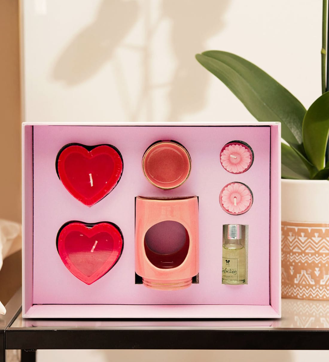 Buy Ceramic Vaporizer Burner & Tealight Candles Home Fragrance Decor