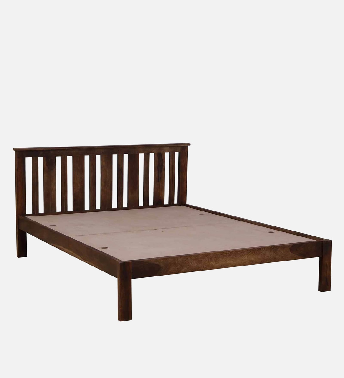 Buy Freya Sheesham Wood Queen Size Bed In Provincial Teak Finish By