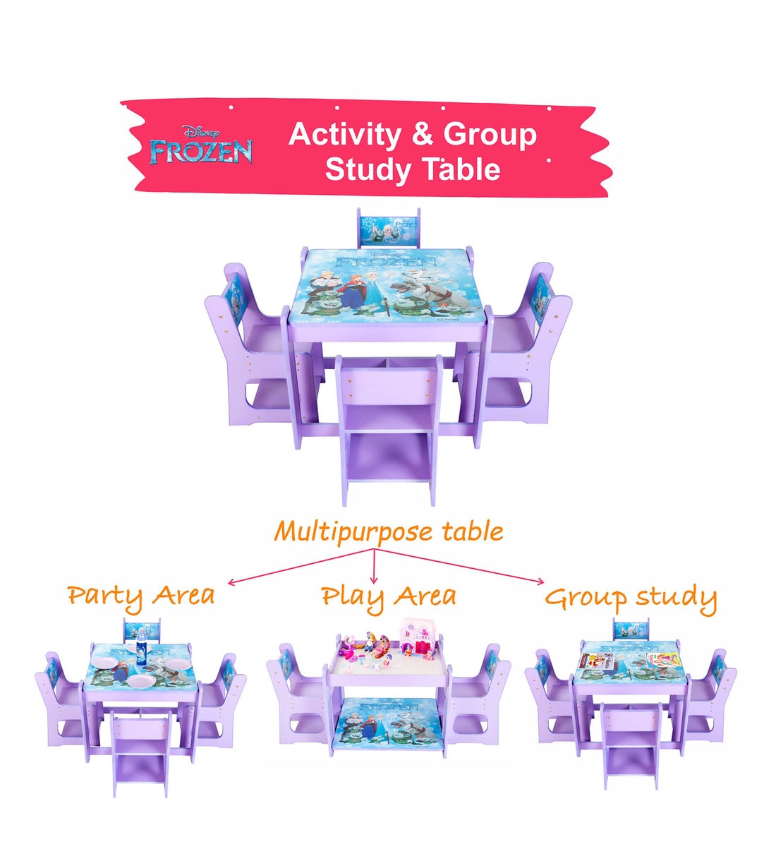 Frozen activity cheap table set