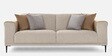 Franklin Fabric 3 Seater Sofa in Beige Colour