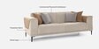 Franklin Fabric 3 Seater Sofa in Beige Colour